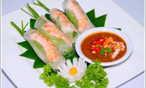 Cách làm gỏi tôm cuốn thịt chuẩn vị Huế - Top 50 món ngon nhất thế giới