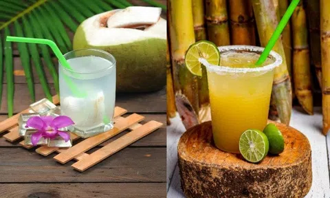 Nắng nóng, uống nước mía hay nước dừa tốt hơn?