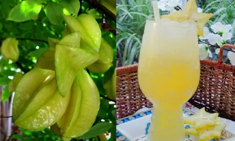Giải khát ngày hè với siro khế tuyệt ngon
