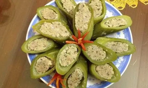 Cách làm canh mướp Nhật nhồi thịt đơn giản nhất