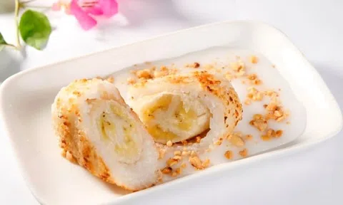 Làm bánh chuối bọc nếp nướng thơm lừng, ngọt ngào
