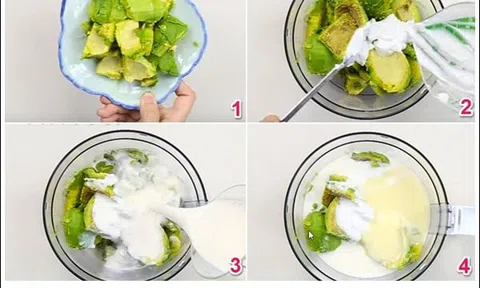 Cuối tuần làm món kem bơ béo ngậy cả nhà đều khen