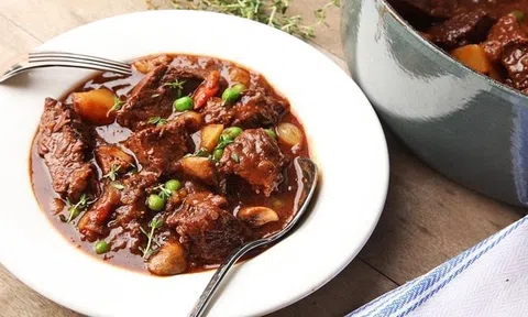 Cách làm bắp bò kho chua ngọt ăn là mê