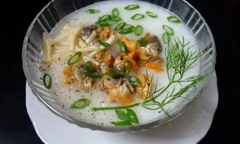Cách nấu cháo sò huyết thơm ngon, bổ dưỡng