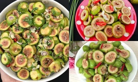 Mẹo làm sung muối giòn ngon, không bị thâm đen