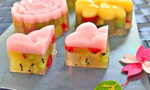 Cách làm bánh trung thu hoa quả cho người ăn kiêng