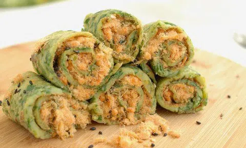 Bánh cuộn chà bông dễ làm nhất dành cho bé yêu