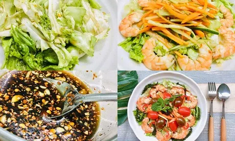 Công thức làm salad rong nho sốt chua ngọt giúp đẹp da, giữ dáng