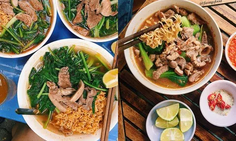 Cách nấu mì tim cật cho bữa sáng mùa đông ấm bụng