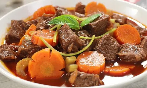 Nấu bò sốt vang thơm ngon đậm đà hương vị miền Bắc