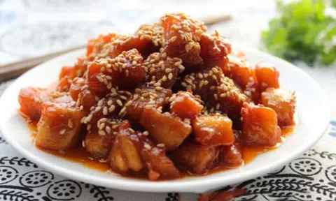 Trổ tài làm món thịt kho vừng thơm nức khiến cả nhà đều mê