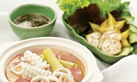 Cách làm mực nhúng nước dừa thơm ngon khó cưỡng