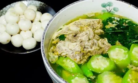 Cách nấu canh cua rau đay mồng tơi ngọt thanh cho ngày hè nóng bức