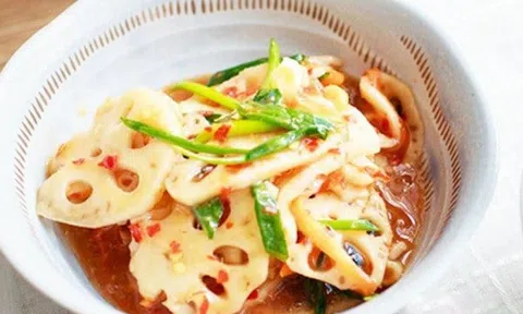 Thanh mát món ăn tại nhà