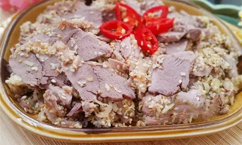 Thịt ngan táp vừng - Tưởng không ngon mà ngon không tưởng