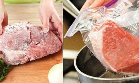 Nếu nghĩ rã đông thịt, cá giống nhau thì bạn nhầm to rồi: Đây là cách rã đông đúng chuẩn để thịt mềm, cá thơm