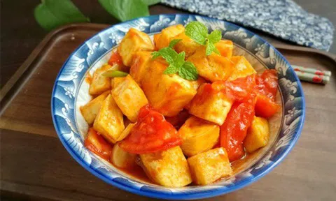 Mẹo làm đậu phụ sốt cà chua đơn giản và ngon nhất