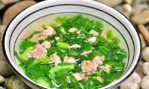 Canh cải thịt băm: Tưởng dễ nhưng lại khó nếu không biết cách nấu này