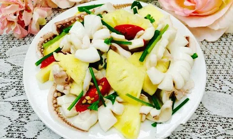 Cách làm món mực xào dứa chua ngọt thơm ngon hấp dẫn