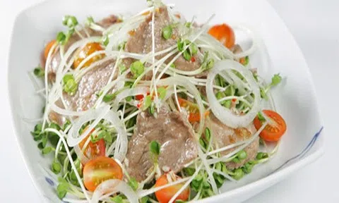 Cách làm salad rau mầm tuyệt ngon không phải ai cũng biết