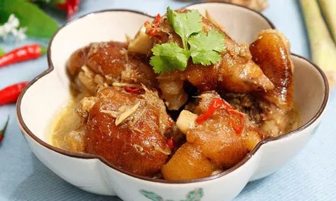 Cách làm món chân giò giả cầy mềm ngon chuẩn vị miền Bắc