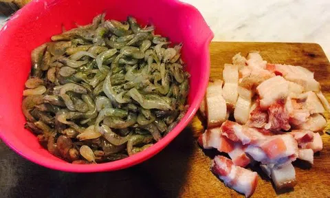 6 bước bắt buộc để món tép rang thịt đậm đà hương vị đồng quê