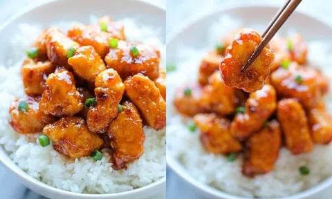 Khéo tay làm thịt gà sốt chua cay thơm ngon độc đáo