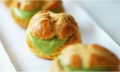 Công thức làm bánh su kem nhân trà xanh thơm ngon, đẹp mắt