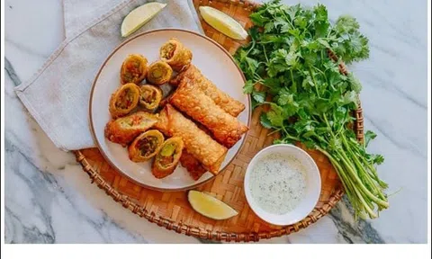 Lạ miệng với món chả giò trái cây dễ làm tại nhà