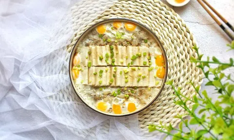 Cách làm món đậu hũ hấp trứng thịt thơm ngon lạ miệng