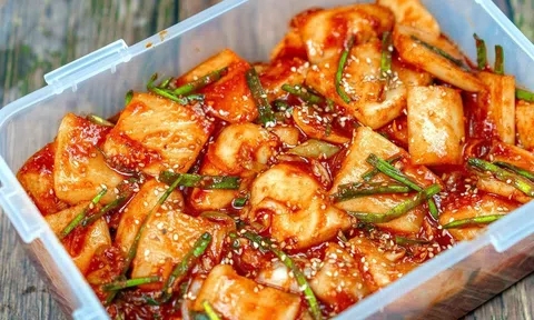 Cách làm kim chi củ cải đơn giản chuẩn vị Hàn Quốc