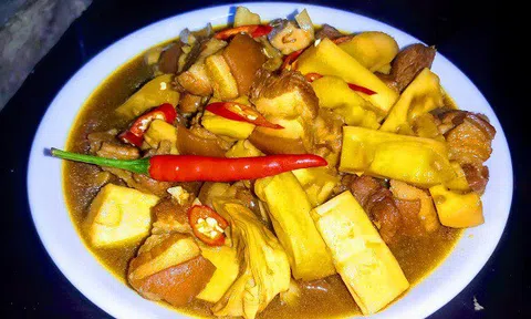 Mách nhỏ chị em món thịt kho măng cả nhà đều mê