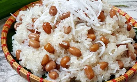 Mẹo nấu xôi lạc dẻo thơm bằng nồi cơm điện nhanh gọn cho bữa sáng