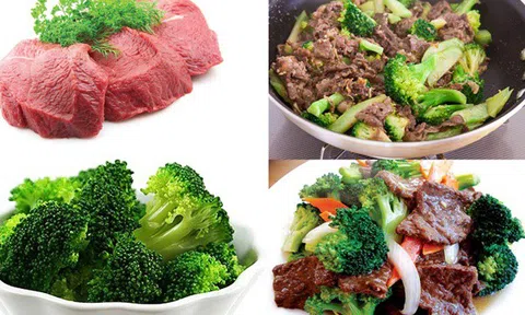Cách xào súp lơ xào thịt bò mềm ngon, bổ dưỡng