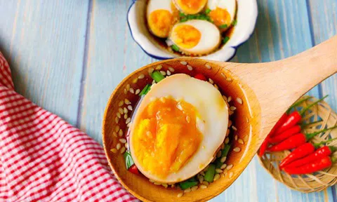 Bí quyết làm trứng ngâm tương Hàn Quốc đậm đà, đưa cơm